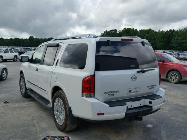 5N1BA0NF0FN613942 - 2015 NISSAN ARMADA PLA WHITE photo 3