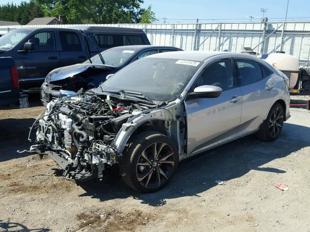 SHHFK7H47JU416942 - 2018 HONDA CIVIC SPOR SILVER photo 2