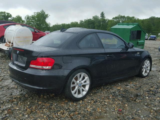 WBAUP9C56CVL91734 - 2012 BMW 128 I BLACK photo 4