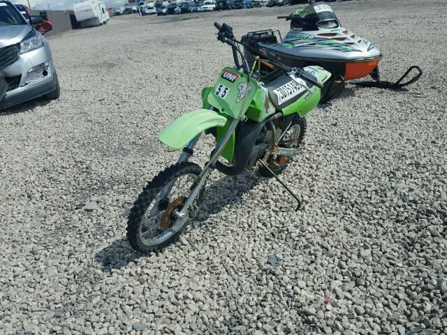 JKAKXWG12HA013130 - 1987 KAWASAKI KX80 GREEN photo 2