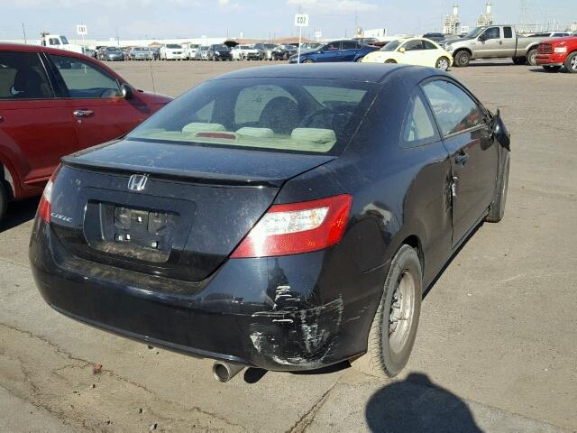 2HGFG12876H513900 - 2006 HONDA CIVIC EX BLACK photo 4