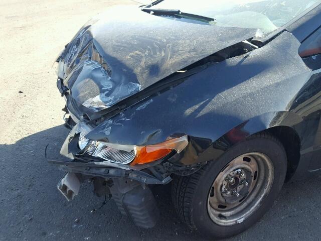 2HGFG12876H513900 - 2006 HONDA CIVIC EX BLACK photo 9