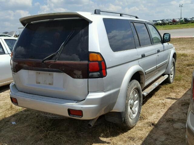 JA4LS31R32J018702 - 2002 MITSUBISHI MONTERO SP SILVER photo 4