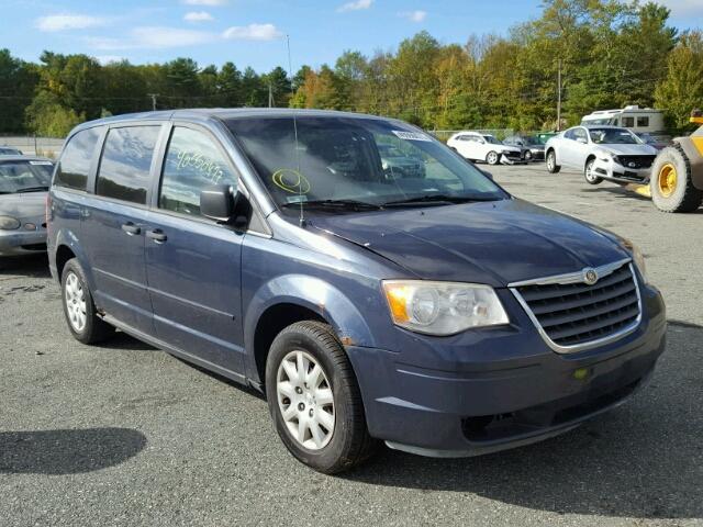 2A8HR44H28R125771 - 2008 CHRYSLER TOWN & COU BLUE photo 1