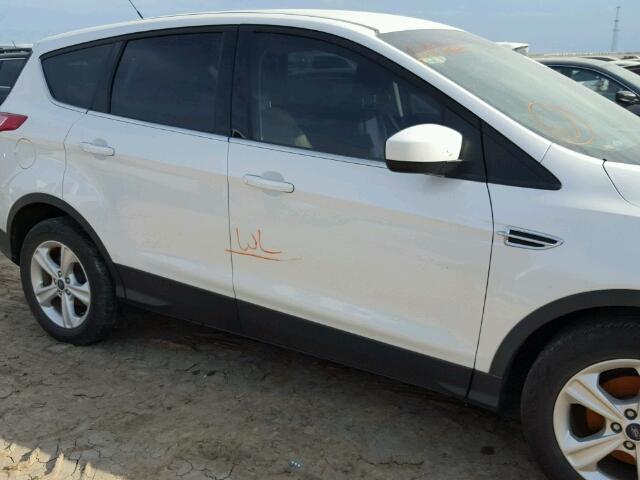 1FMCU0GX4FUB72193 - 2015 FORD ESCAPE WHITE photo 9