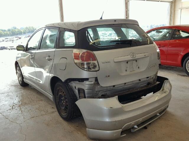 2T1KR32E86C614978 - 2006 TOYOTA COROLLA MA SILVER photo 3