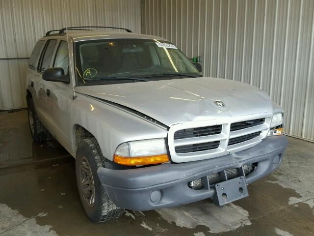 1D4HR38N63F547725 - 2003 DODGE DURANGO SILVER photo 1