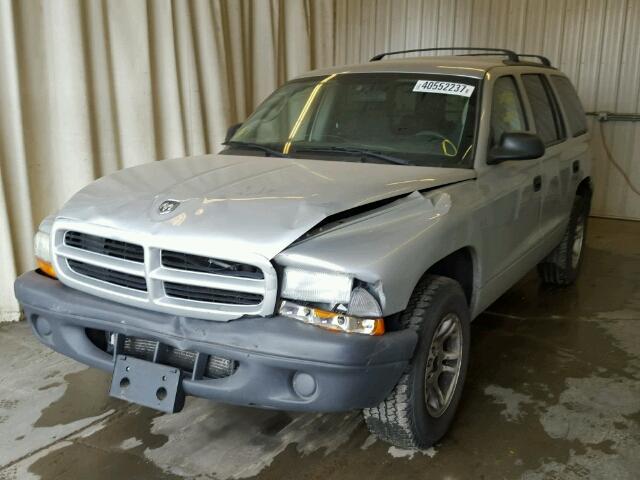 1D4HR38N63F547725 - 2003 DODGE DURANGO SILVER photo 2