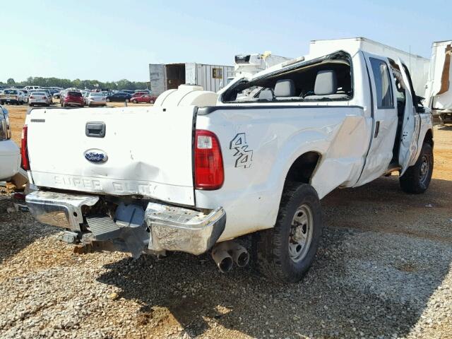 1FT7W2BT4CEB29611 - 2012 FORD F250 SUPER WHITE photo 4