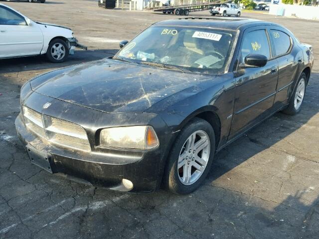 2B3KA53H16H439623 - 2006 DODGE CHARGER R/ BLACK photo 2