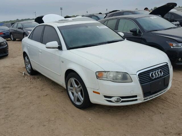 WAUAF78E96A117426 - 2006 AUDI A4 2 WHITE photo 1