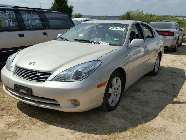 JTHBA30G955127052 - 2005 LEXUS ES 330 GRAY photo 2