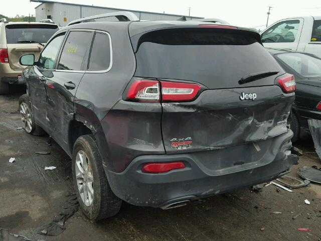 1C4PJMCSXHW504273 - 2017 JEEP CHEROKEE L GRAY photo 3