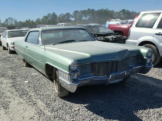 J5170276 - 1965 CADILLAC DEVILLE GREEN photo 1