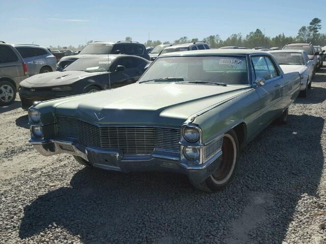 J5170276 - 1965 CADILLAC DEVILLE GREEN photo 2