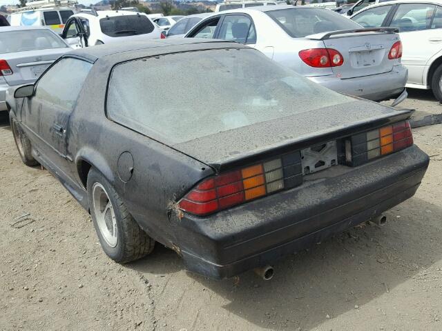 1G1FP23E9NL112674 - 1992 CHEVROLET CAMARO RS BLACK photo 3