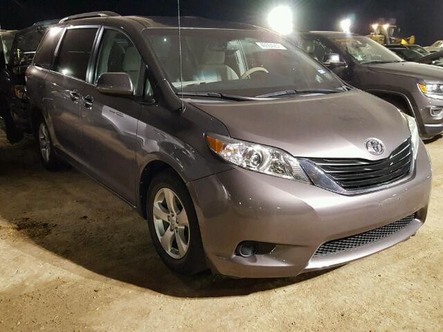 5TDKK3DC0ES482675 - 2014 TOYOTA SIENNA GRAY photo 1