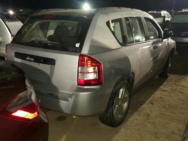 1J4FT47A99D230269 - 2009 JEEP COMPASS SP SILVER photo 4