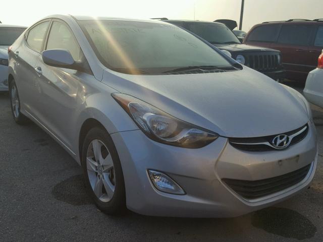 5NPDH4AE4DH268537 - 2013 HYUNDAI ELANTRA GL SILVER photo 1