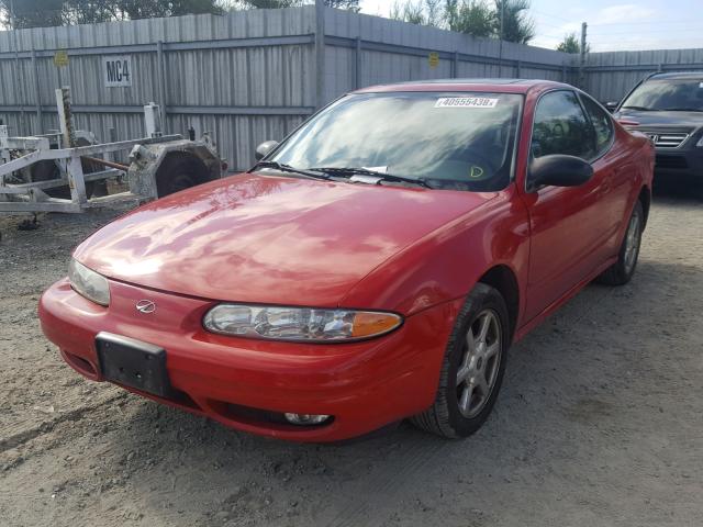 1G3NF12E72C319996 - 2002 OLDSMOBILE ALERO GLS 红色 照片 2