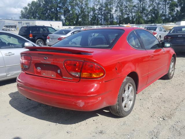 1G3NF12E72C319996 - 2002 OLDSMOBILE ALERO GLS 红色 照片 4