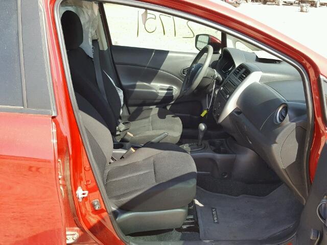 3N1CE2CP9FL360398 - 2015 NISSAN VERSA NOTE RED photo 5