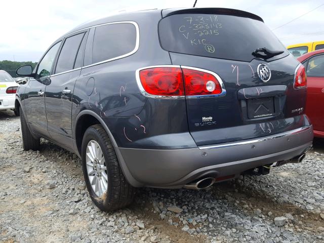 5GAKRBED3BJ112215 - 2011 BUICK ENCLAVE CX GRAY photo 3