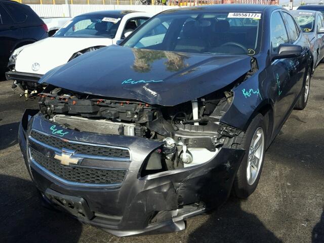 1G11C5SAXDF271836 - 2013 CHEVROLET MALIBU 1LT BLACK photo 2