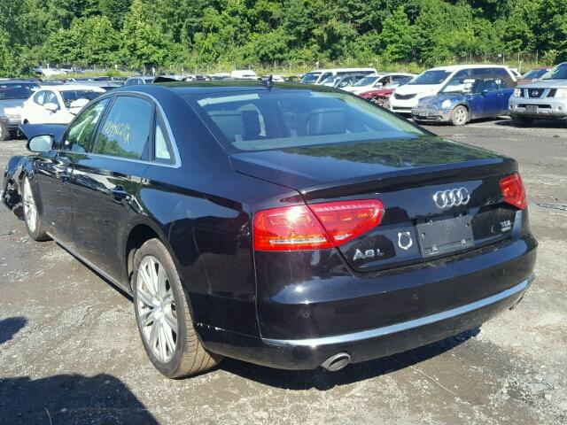WAURMAFD6EN001074 - 2014 AUDI A8 L TDI 黑色 照片 3
