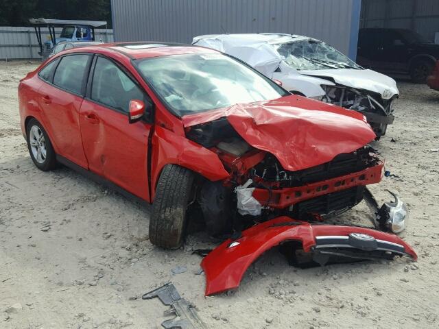 1FADP3F2XEL163516 - 2014 FORD FOCUS RED photo 1