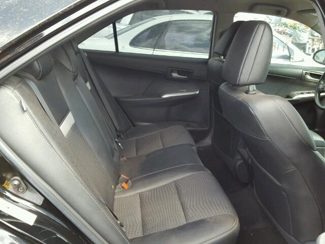 4T1BF1FK2CU195498 - 2012 TOYOTA CAMRY BASE BLACK photo 6