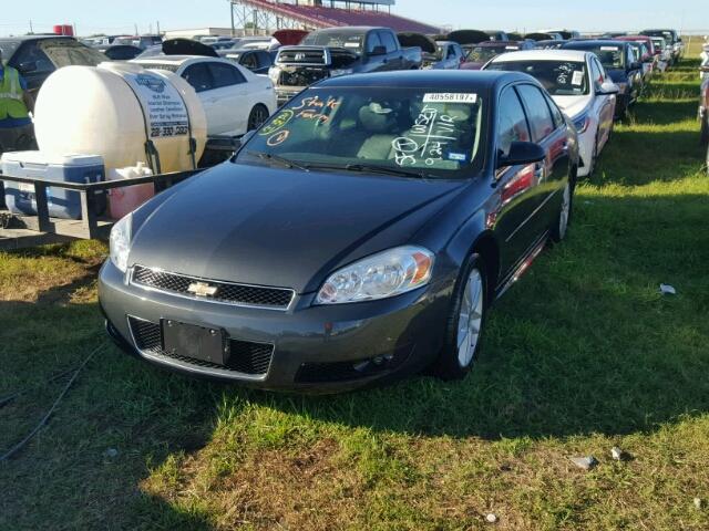 2G1WC5E32E1133719 - 2014 CHEVROLET IMPALA LIM GRAY photo 2