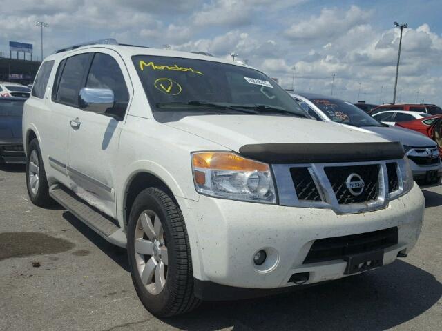 5N1BA0ND0DN601933 - 2013 NISSAN ARMADA SV WHITE photo 1