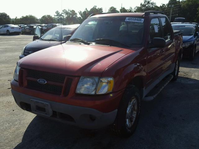 1FMZU77E71UC58267 - 2001 FORD EXPLORER S RED photo 2