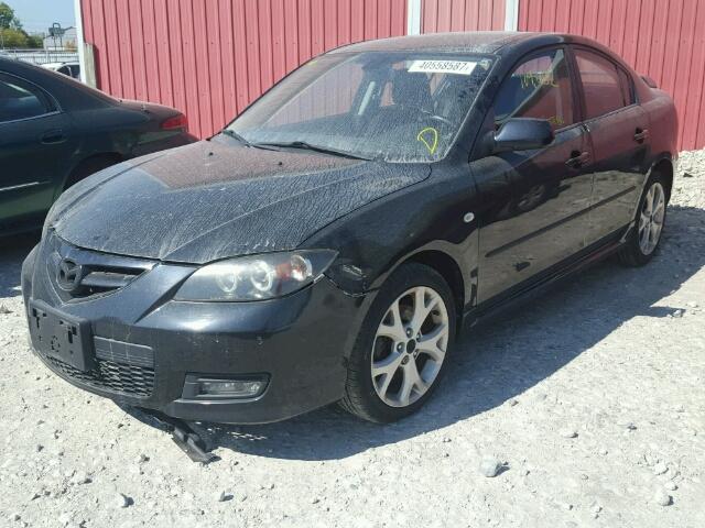 JM1BK323471725343 - 2007 MAZDA 3 S BLACK photo 2