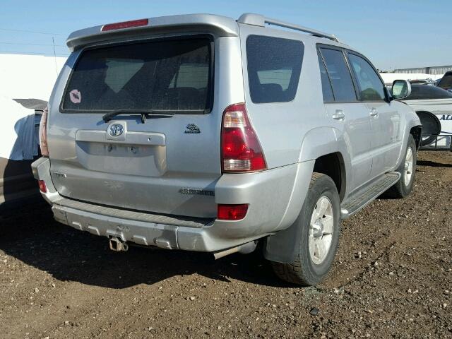 JTEBT17R830010432 - 2003 TOYOTA 4RUNNER LI SILVER photo 4