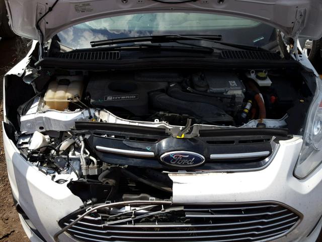 1FADP5BU6FL115211 - 2015 FORD C-MAX SEL WHITE photo 7