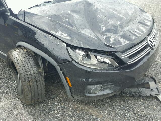 WVGUV7AX7HK007756 - 2017 VOLKSWAGEN TIGUAN SPO შავი ფოტო 9