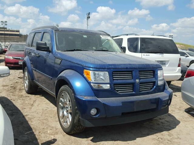 1D4PT4GK6AW169428 - 2010 DODGE NITRO BLUE photo 1