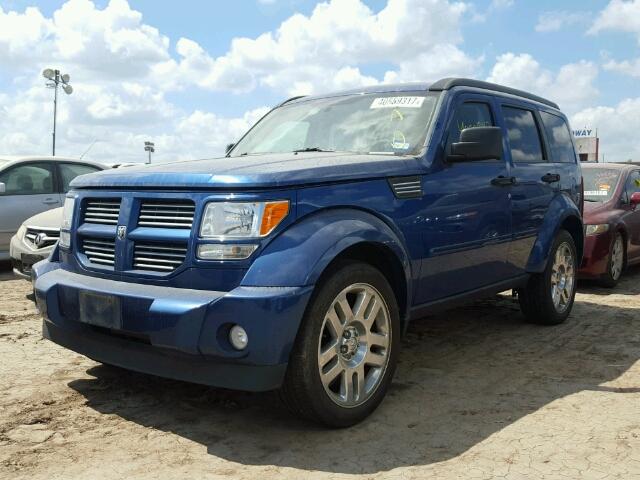 1D4PT4GK6AW169428 - 2010 DODGE NITRO BLUE photo 2