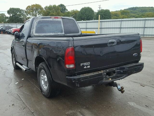 1FTZF1765WNB48260 - 1998 FORD F150 BLACK photo 3