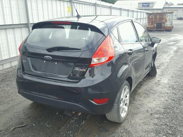 3FADP4FJ1BM166232 - 2011 FORD FIESTA SES BLACK photo 4