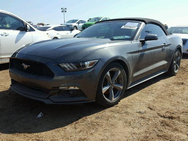 1FATP8EM0G5257813 - 2016 FORD MUSTANG BLUE photo 2