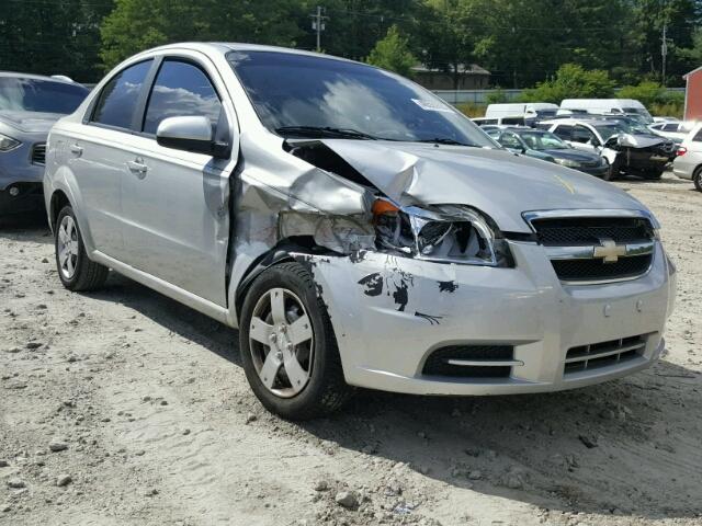 KL1TD56E29B376550 - 2009 CHEVROLET AVEO LS GRAY photo 1