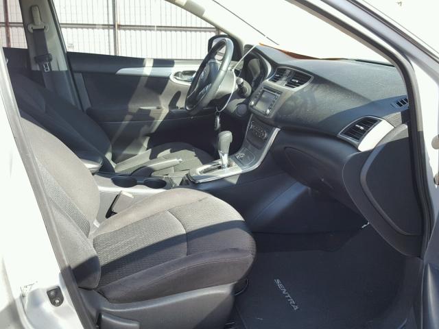 3N1AB7AP1DL706103 - 2013 NISSAN SENTRA S SILVER photo 5