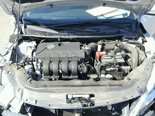 3N1AB7AP1DL706103 - 2013 NISSAN SENTRA S SILVER photo 7