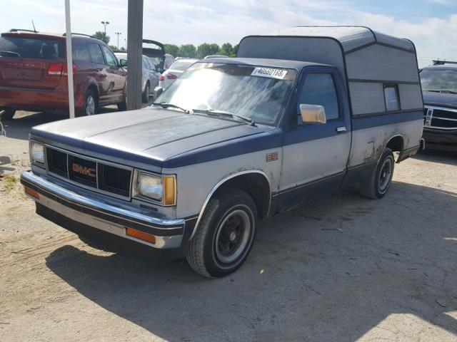 1GTCS14R9J2508639 - 1988 GMC S TRUCK S1 BLUE photo 2