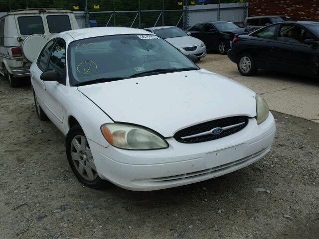 1FAFP52U62G254055 - 2002 FORD TAURUS LX WHITE photo 1