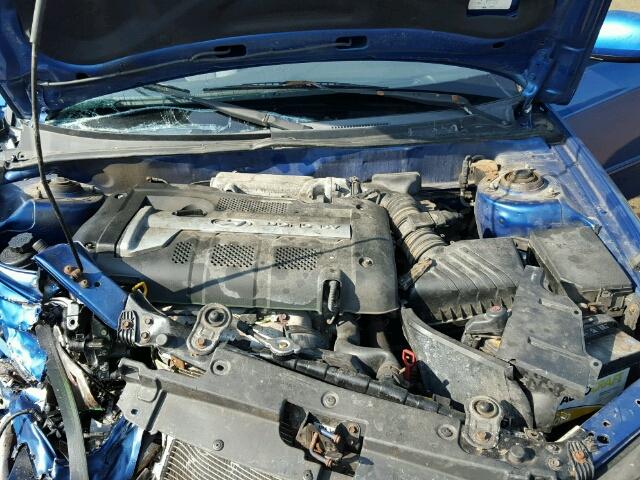 KMHDN46D85U119401 - 2005 HYUNDAI ELANTRA GL BLUE photo 7