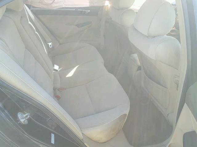 1HGFA16876L067357 - 2006 HONDA CIVIC EX BLUE photo 6